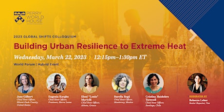 Building Urban Resilience to Extreme Heat