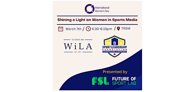 International Women's Day: Shining a Light on Women in Sports Media