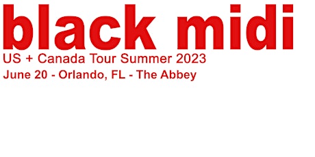 black midi in Orlando