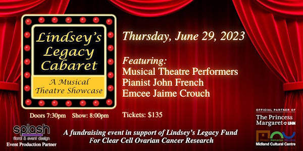 Lindsey's Legacy Cabaret - A Musical Theatre Showcase