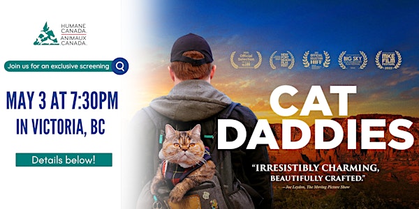 Cat Daddies - Exclusive Film Screening, hosted by Humane Canada