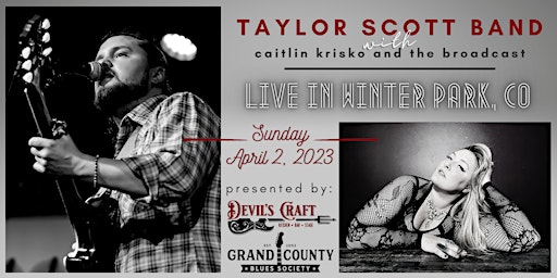 Taylor Scott Band live in Winter Park with Caitlin Krisko and The Broadcast