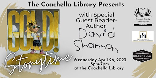 GOLD! Storytime with Author David Shannon