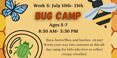 Primaire afbeelding van Levy County 4-H Day Camp Week 5: Bug Camp