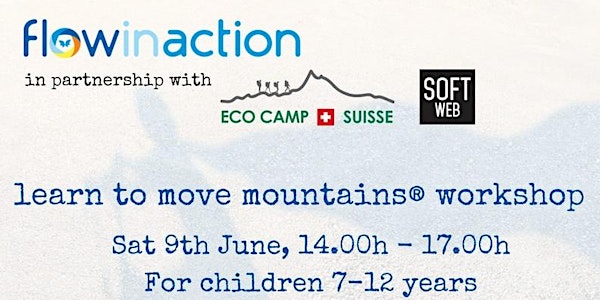 learn to move mountains® kids innovation workshop with EcoCampSuisse