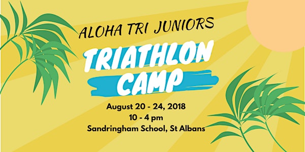 Aloha Tri Kids Triathlon Camp 2018