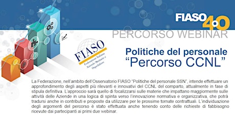 Immagine principale di Progetto FIASO 4.0 – Webinar FIASO – percorso CCNL 