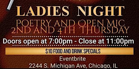 Ladies Night / Poetry & Open Mic