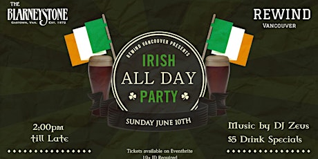 Irish All Day Party @ The Blarney Stone primary image
