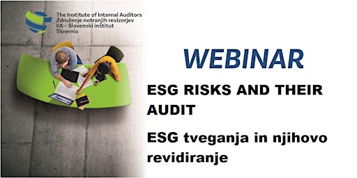ESG tveganja in njihovo revidiranje/ ESG risks and their audit primary image