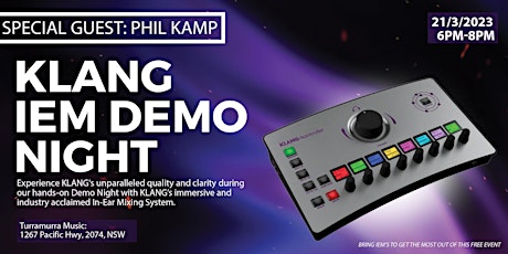 Imagen principal de KLANG Immersive In-Ear Monitoring Demo Night