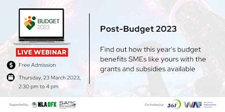 Post-Budget Webinar 2023 primary image