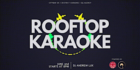 Rooftop Karaoke CityBar DC primary image