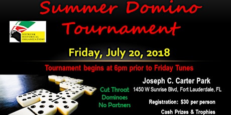 Sistrunk Summer Domino Tournament primary image