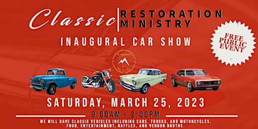 Mt. Zion Church of Ontario | Inaugural Classic Car Show  |