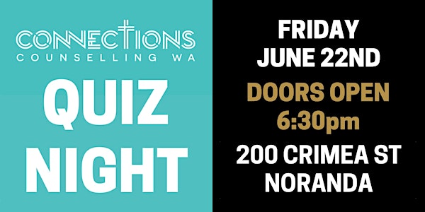 Connections Counselling WA Quiz Night 2018
