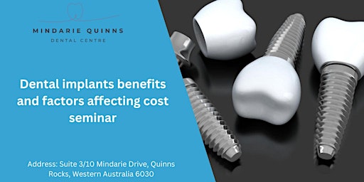 Imagem principal de Dental Implants Perth - Dental implants benefits and factors affecting cost