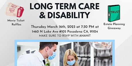 Imagen principal de Dentist: Long Term Care and Disability