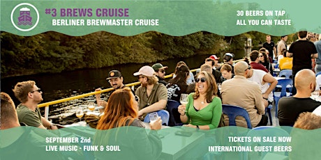 Primaire afbeelding van #3 Brews Cruise - Berlin Beer Week 2023 - Berlin Brewmasters Edition