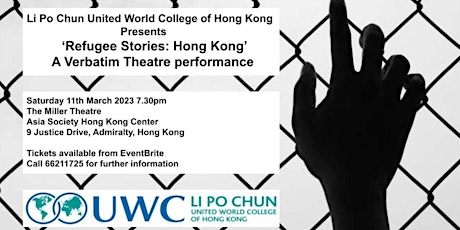 'Refugee Story: Hong Kong'. True stories in a Verbatim Theatre performance primary image