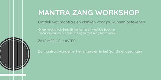 Mantra - Zang - Workshop primary image