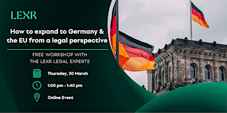 How to expand to Germany & the EU from a legal perspective