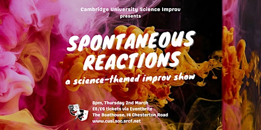 SPONTANEOUS REACTIONS! a science-themed improv show