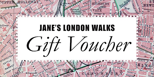 Jane's London walking tours – Gift Voucher
