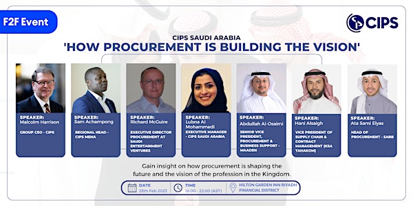 CIPS Saudi Arabia: How Procurement is Building the Vision