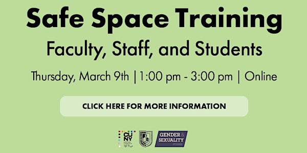 Safe Space Training (online)