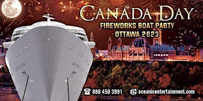 Canada Day Fireworks Boat Party Ottawa 2023 primary image