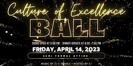 CULTURE OF EXCELLENCE BALL