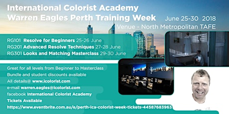 Perth ICA Colorist week primary image