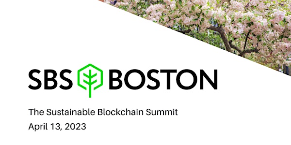 Sustainable Blockchain Summit Boston
