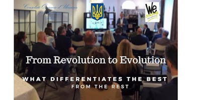 ***FROM REVOLUTION TO EVOLUTION ***FROM REVOLUTION TO EVOLUTION