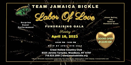 Team Jamaica Bickle - Fundraiser Gala