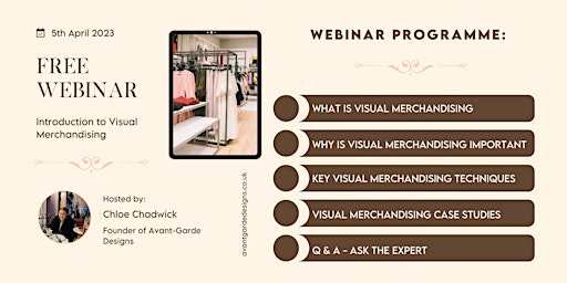 Free Webinar - Introduction to Visual Merchandising
