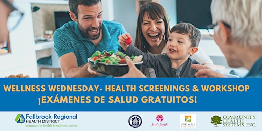 Exámenes y talleres gratuitos de diabetes, presión arterial, y de IMC