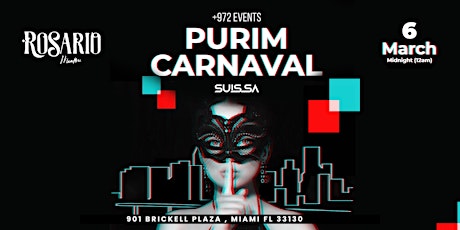 Purim Carnaval @ Rosario Brickell Miami 3/6 primary image
