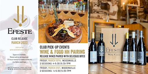 Happy hour wine and food pairing