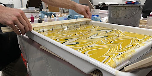 Imagem principal do evento The Paper Marbling Experience:  Summer Heat Edition