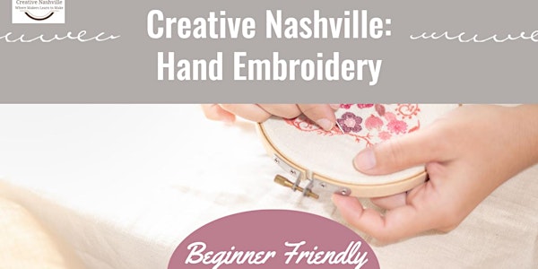 Beginner's Introduction to Hand Embroidery