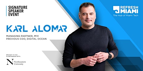 Signature Speaker: Karl Alomar, Managing Partner at M13, COO Digital Ocean primary image