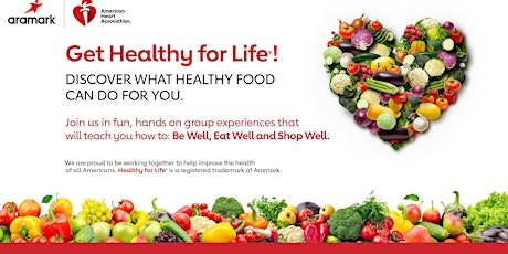 Get Healthy for Life! (5-class cooking series)