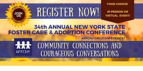 VIRTUAL 34th Annual New York State Foster Care and Adoption Conference primary image