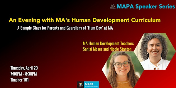 Experience MA's Human Development Curriculum