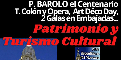 10+1 Galas AANBA 2023:Centen.  P. Barolo, Opera en T. Colón, 2 en Embajadas