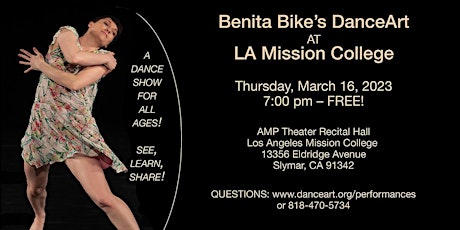 Benita Bike's Danceart at L.A. Mission College primary image