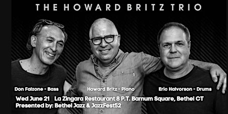 British JazZ Invasion Feat. Howard Britz Piano Trio  Wed June 21  LaZingara