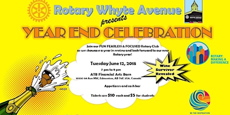 Whyte Avenue Rotary Year End Celebration primary image
